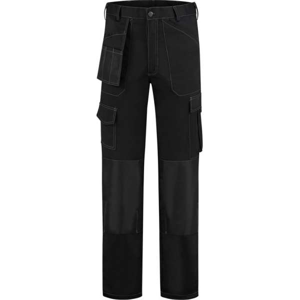 Yoworkwear Werkbroek Oxford polyester/katoen zwart maat 44 Yoworkwear Werkbroek Oxford polyester/katoen zwart maat 44