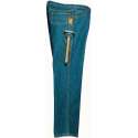 Werkspijkerbroek van duurzaam denim, kleur blauw, maat 98