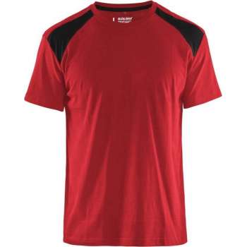 Blåkläder 3379-1042 T-shirt Bi-Colour Rood/Zwart maat XXXL