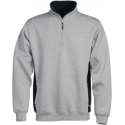 Fristads zipsweater Acode 1705 grijs