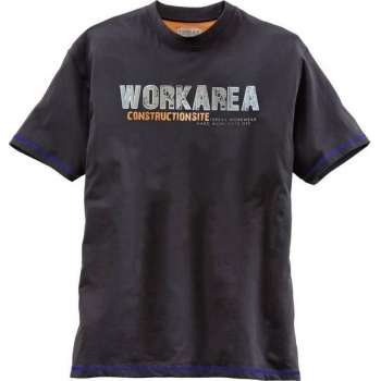 TERRAX WORKWEAR Heren T-shirt met opdruk zwart maat XXXL