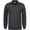 Santino Robin Polo Sweater lange mouw - Antraciet - L