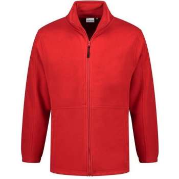 Santino Bormio Fleecejack lange mouwen +Rits - Rood - M