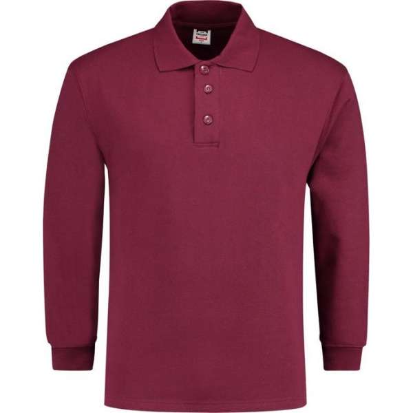 Tricorp Polosweater - Casual - 301004 - wijnrood - maat 7XL Tricorp Polosweater - Casual - 301004 - wijnrood - maat 7XL