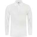 Tricorp Poloshirt lange mouw - Casual - 201009 - Wit - maat 5XL
