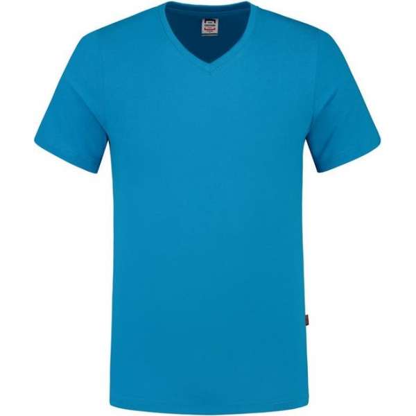 Tricorp T-shirt V Hals Slim Fit 101005 Turquoise - Maat 3XL Tricorp T-shirt V Hals Slim Fit 101005 Turquoise - Maat 3XL