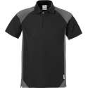 Fristads Poloshirt 7047 PHV-996-Zwart/Grijs-XL