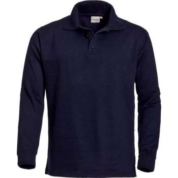 Santino Rick Polo sweater lange mouwen - Zwart - XL