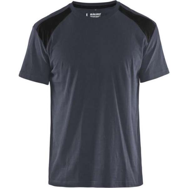Blåkläder 3379-1042 T-shirt Bi-Colour Donkergrijs/Zwart maat M Blåkläder 3379-1042 T-shirt Bi-Colour Donkergrijs/Zwart maat M