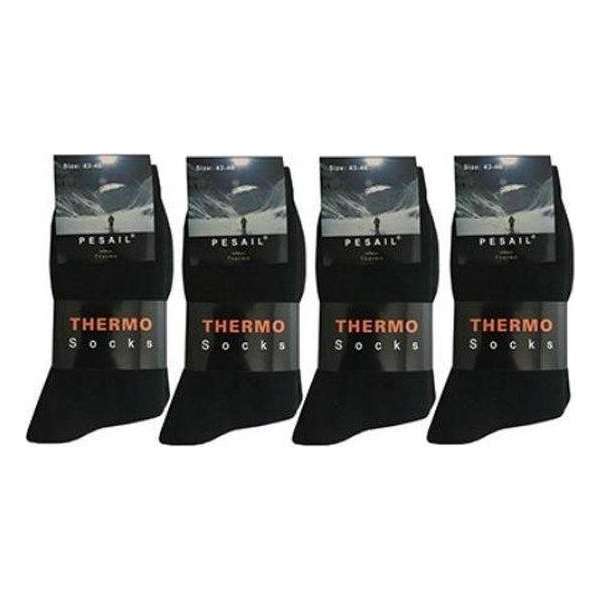 Sokken - 2-Pack Actieve Thermo Wandelsokken Werksokken P2 - Zwart - Maat 39-42 Sokken - 2-Pack Actieve Thermo Wandelsokken Werksokken P2 - Zwart - Maat 39-42