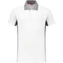 Workman Poloshirt Bi-Colour - 1408 wit / grijs - Maat 5XL