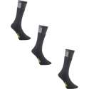 Stapp Yellow Herensok Casual Zwart - Sokken - 3 x 43-46 3-Pack