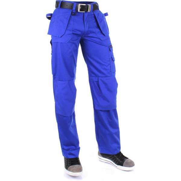 KREB Workwear Edwin Werkbroek Heren - Kobaltblauw - Maat 58 KREB Workwear Edwin Werkbroek Heren - Kobaltblauw - Maat 58