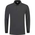 Tricorp Poloshirt lange mouw - Casual - 201009 - Donkergrijs - maat 7XL