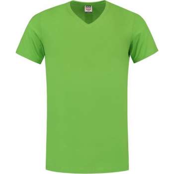 Tricorp T-shirt V Hals Slim Fit 101005 Lime - Maat M