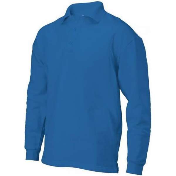 Tricorp polosweater - Casual - 301004 - koningsblauw - maat XL Tricorp polosweater - Casual - 301004 - koningsblauw - maat XL