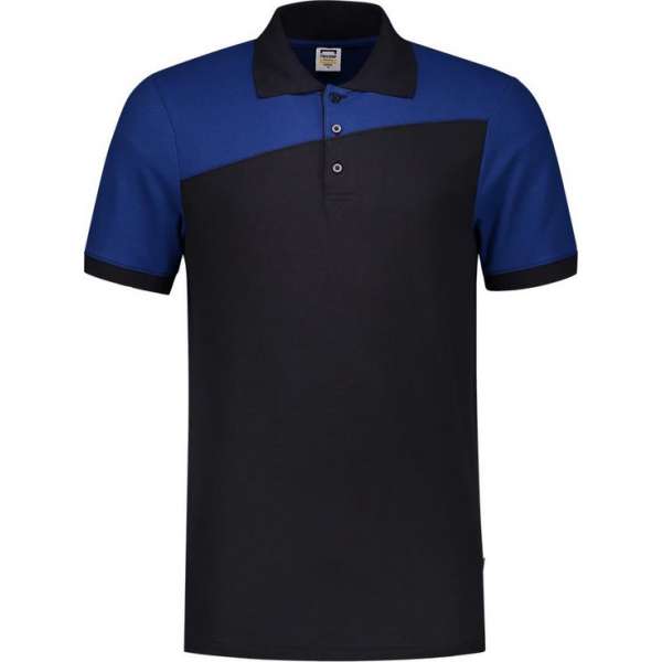 Tricorp Poloshirt Bicolor Naden 202006 Navy / Koningsblauw - Maat XL Tricorp Poloshirt Bicolor Naden 202006 Navy / Koningsblauw - Maat XL