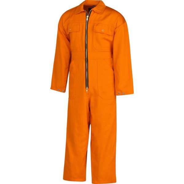 STØRVIK Kinderoverall Unisex 100% katoen Oranje - Maat 80/86 - NICKY STØRVIK Kinderoverall Unisex 100% katoen Oranje - Maat 80/86 - NICKY