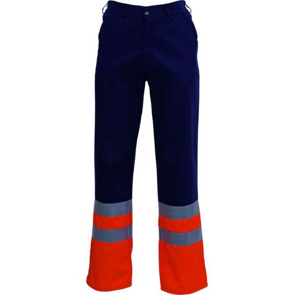 Havep Werkbroek High Visibility 8397 - Marine/Fluo Oranje - 60 Havep Werkbroek High Visibility 8397 - Marine/Fluo Oranje - 60