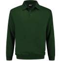 Indushirt polosweater biologisch katoen groen 4XL