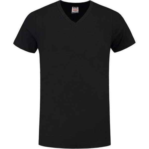 Tricorp T-shirt V-hals fitted - Casual - 101005 - Zwart - maat M Tricorp T-shirt V-hals fitted - Casual - 101005 - Zwart - maat M