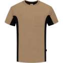Tricorp t-shirt bi-color - Workwear - 102002 - khaki-zwart - maat XL
