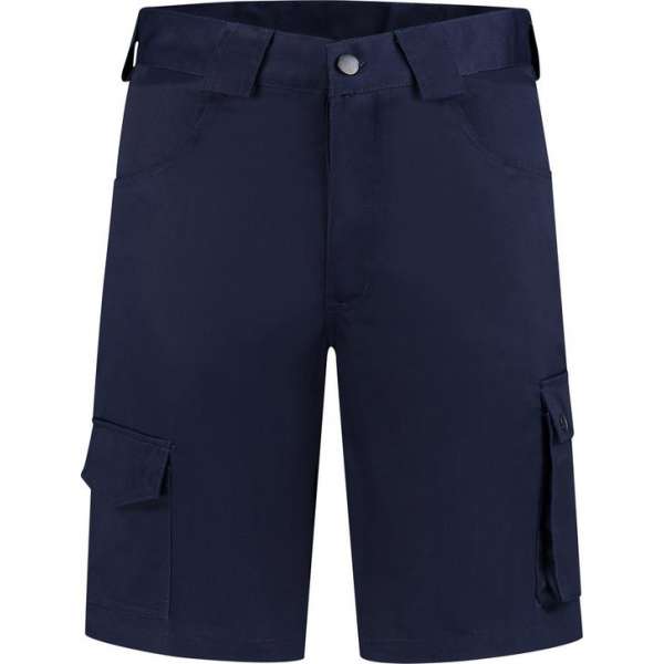 Yoworkwear Bermuda katoen/polyester navy maat 44 Yoworkwear Bermuda katoen/polyester navy maat 44