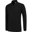 Tricorp poloshirt lange mouw 100% katoen - Casual - 201008 - zwart - maat XL