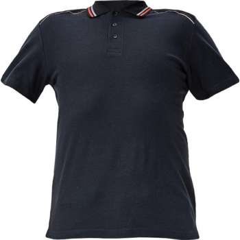 Knoxfield polo-shirt antraciet/rood S