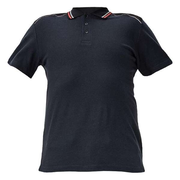 Knoxfield polo-shirt antraciet/rood S