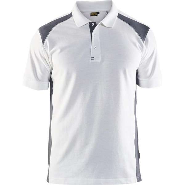 Blaklader Blåkläder 3324 Poloshirt Piqué-medium Grijs/Zwart-XL Blaklader Blåkläder 3324 Poloshirt Piqué-medium Grijs/Zwart-XL