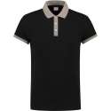Tricorp polo bi-color fitted zwart-grijs PBF210 maat XL