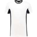 Workman T-Shirt Bi-Colour - 0401 wit / navy - Maat 4XL