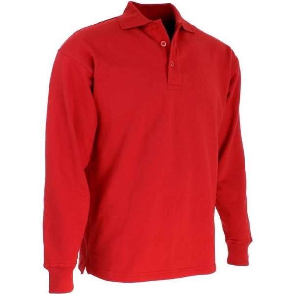 KREB Workwear® ERIK Polosweater RoodXXXL KREB Workwear® ERIK Polosweater RoodXXXL