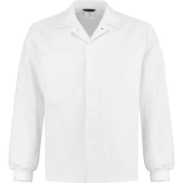 Yoworkwear Foodstofjasje (kort) met manchetten wit maat XXL Yoworkwear Foodstofjasje (kort) met manchetten wit maat XXL