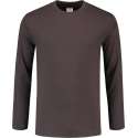 Tricorp T-shirt lange mouw - Casual - 101006 - Donkergrijs - maat 7XL