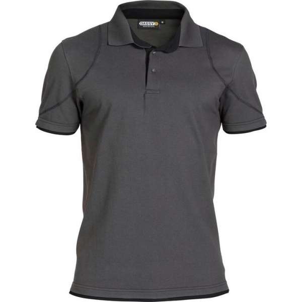 DASSY Orbital D-FX Polo Grijs/Zwart DASSY Orbital D-FX Polo Grijs/Zwart