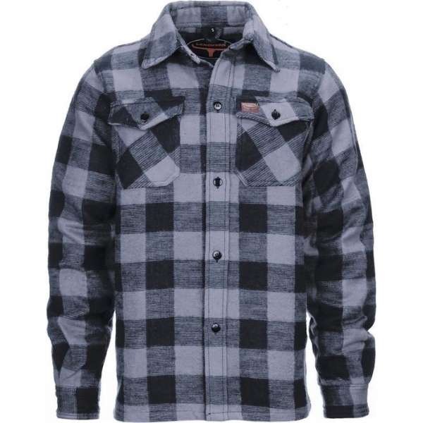 Fostex - Houthakkersblouse - Grijs - XL Fostex - Houthakkersblouse - Grijs - XL