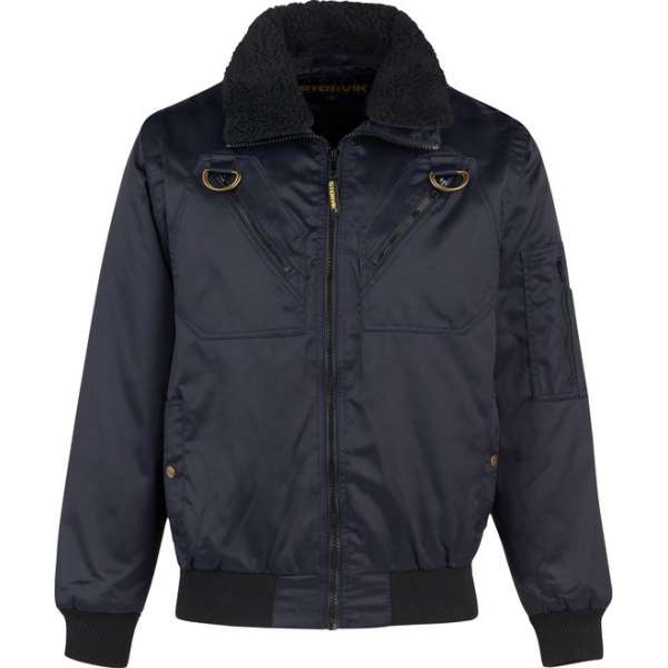 STØRVIK Werkjas Pilotjack Winddicht 4 seizoenen Heren Donkerblauw - Maat 2XL - STOCKHOLM STØRVIK Werkjas Pilotjack Winddicht 4 seizoenen Heren Donkerblauw - Maat 2XL - STOCKHOLM