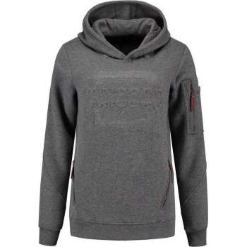Tricorp 304007 Sweater Premium Capuchon Logo Dames Stonemel maat M
