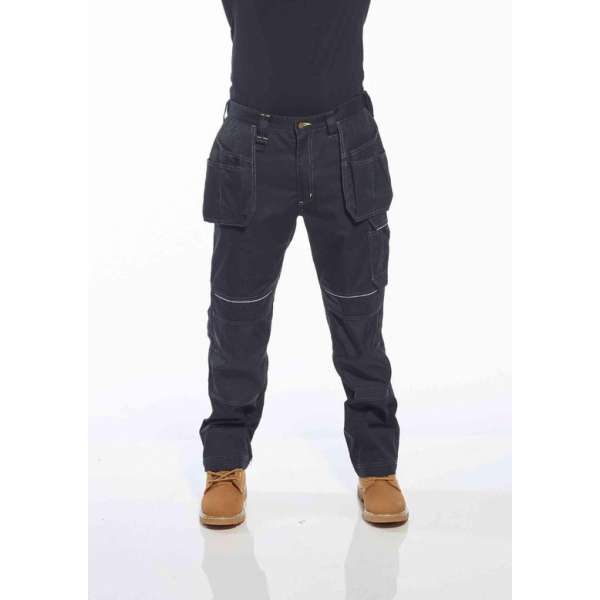 Portwest pw3 holster werkbroek t602 Zwart + gratis kniestukken Maat: 38 / EU: 54 / FR : 48 Portwest pw3 holster werkbroek t602 Zwart + gratis kniestukken Maat: 38 / EU: 54 / FR : 48