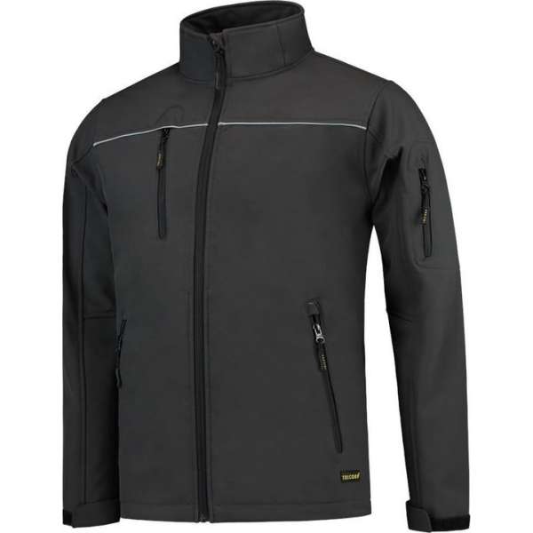 Tricorp Soft Shell jack - Workwear - 402006 - Donkergrijs - maat M