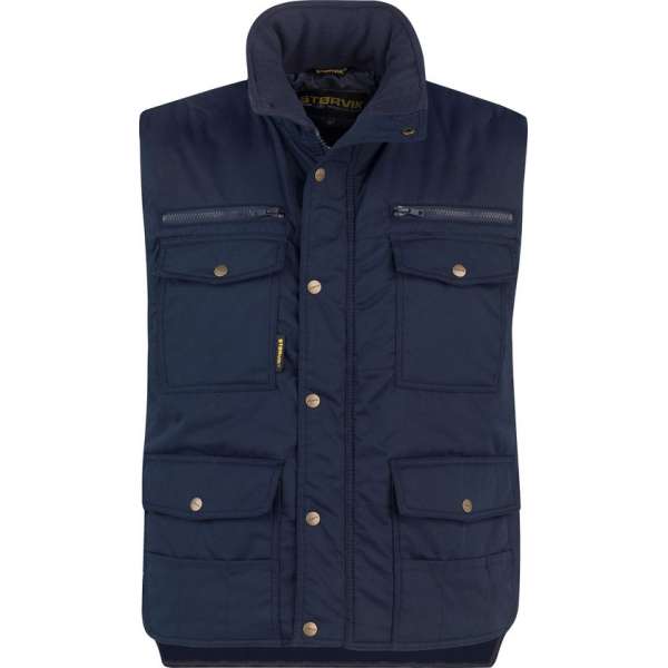 STØRVIK Bodywarmer Winddicht 4 seizoenen Heren Donkerblauw - Maat XL - POCKET STØRVIK Bodywarmer Winddicht 4 seizoenen Heren Donkerblauw - Maat XL - POCKET