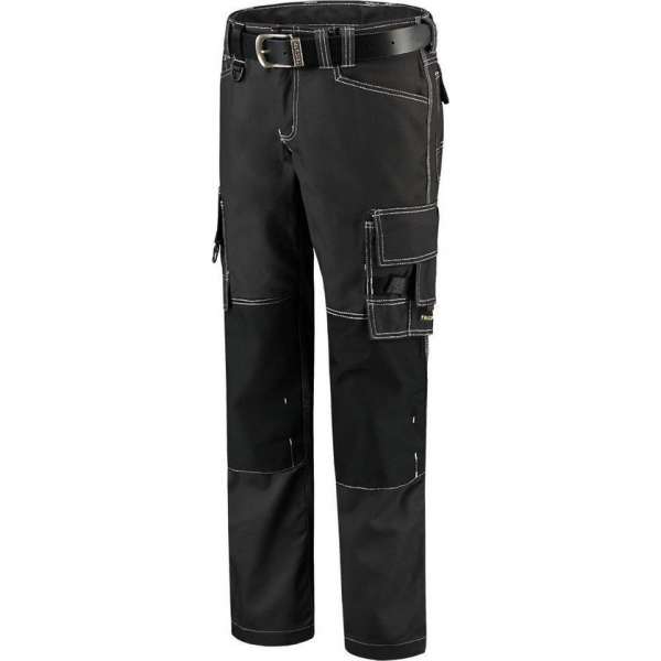 Tricorp worker canvas met cordura - Workwear - 502009 - donkergrijs / zwart - maat 54