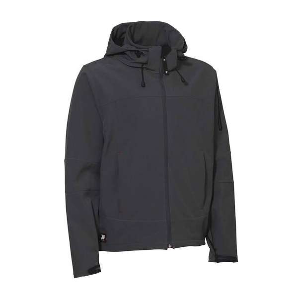 JMP Wear 3VP-M060008 Andorra Grijs Softshell Jas Uniseks JMP Wear 3VP-M060008 Andorra Grijs Softshell Jas Uniseks