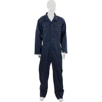 Silverline Overall - Marineblauw - Maat XL - 65% polyester / 35% katoen.