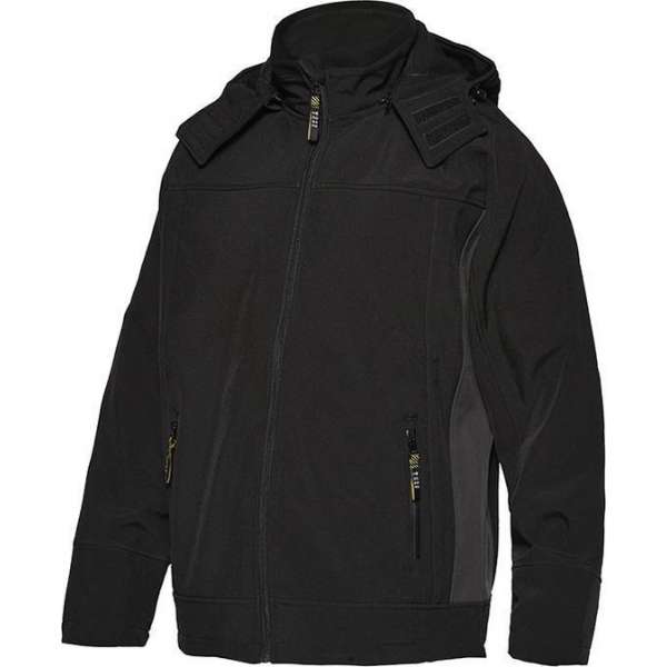 Workzone werkjas softshell jas Zwart| maat XXL 2XL Workzone werkjas softshell jas Zwart| maat XXL 2XL