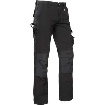 Werkbroeken met kniestukken Brams Paris SANDER E53 Werkbroek ZwartW36/L32