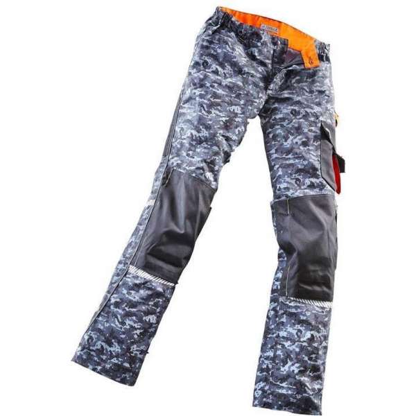 TERRAX WORKWEAR Taillebandbroek met pixelopdruk, maat 52 TERRAX WORKWEAR Taillebandbroek met pixelopdruk, maat 52