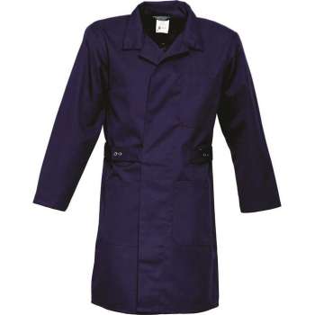 HaVeP Basic Stofjas - Lang - Maat 54 - Marineblauw